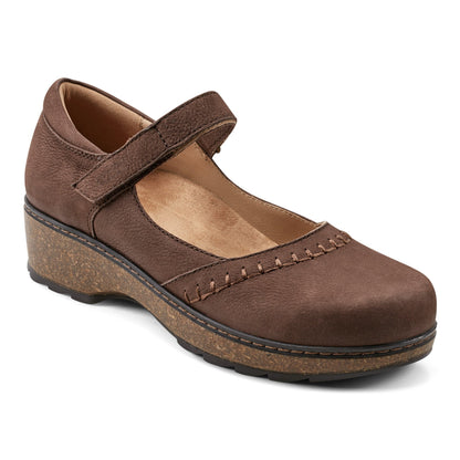 Kalece Leather Mary Jane Clogs