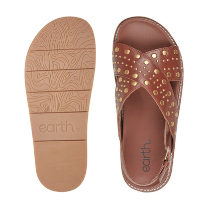 Ferdie Studded Leather Sandals