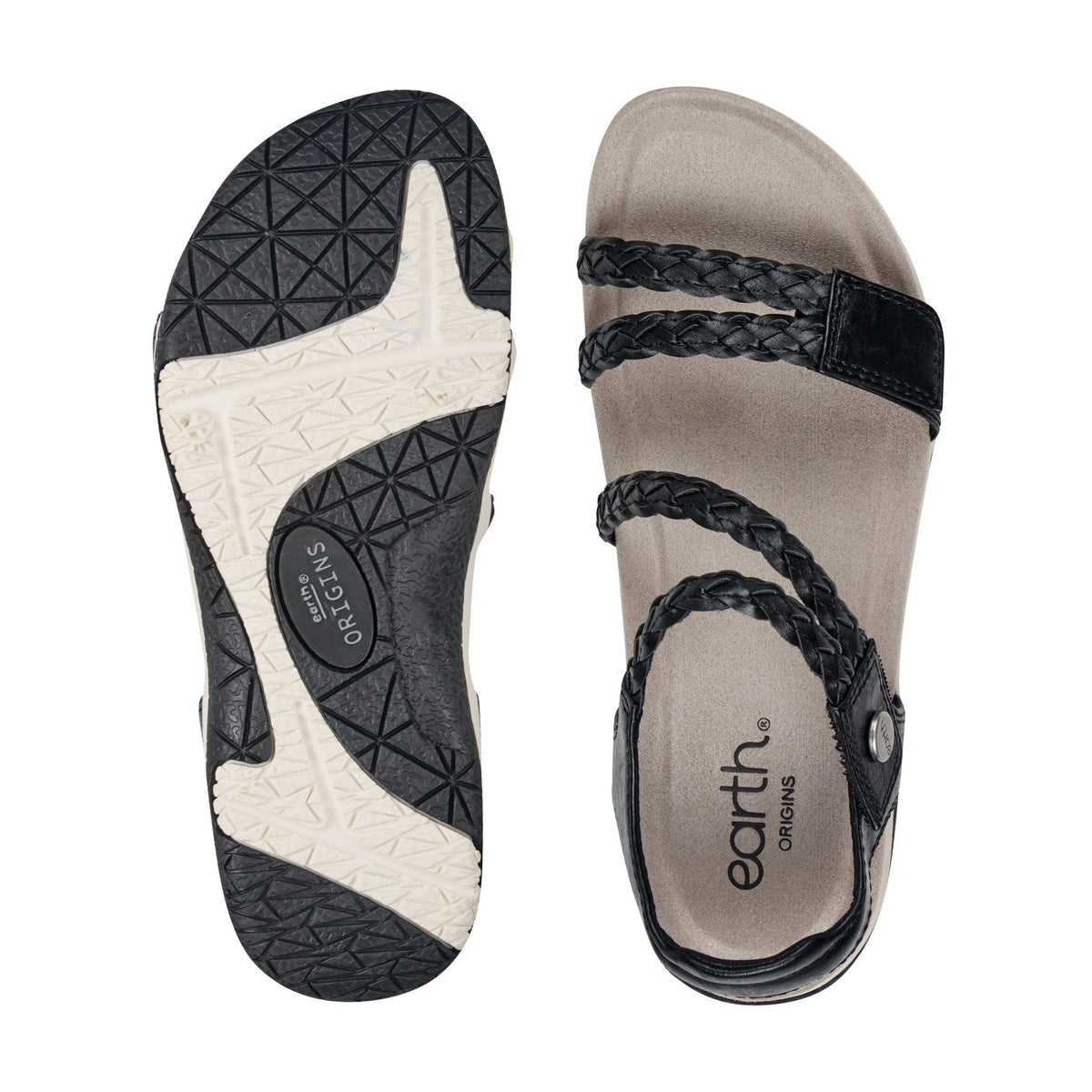 Stellon Braided Strappy Sandals