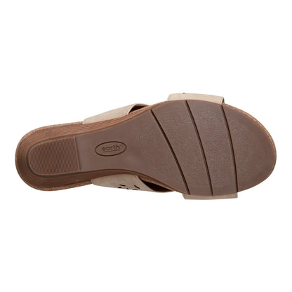 Halin Round Toe Casual Slingback Wedge Sandals