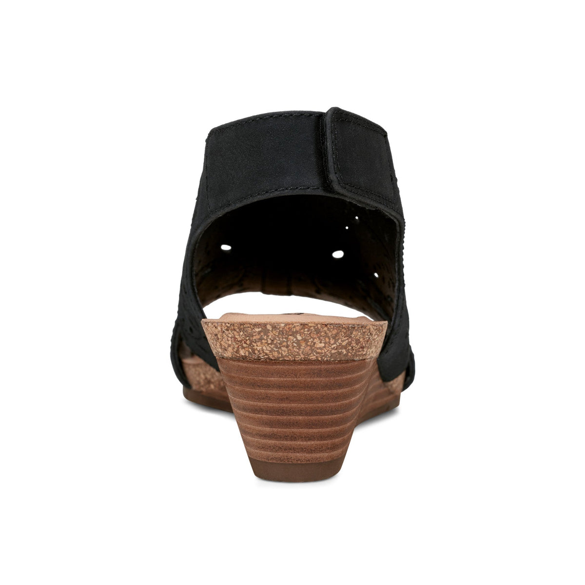Halin Round Toe Casual Slingback Wedge Sandals