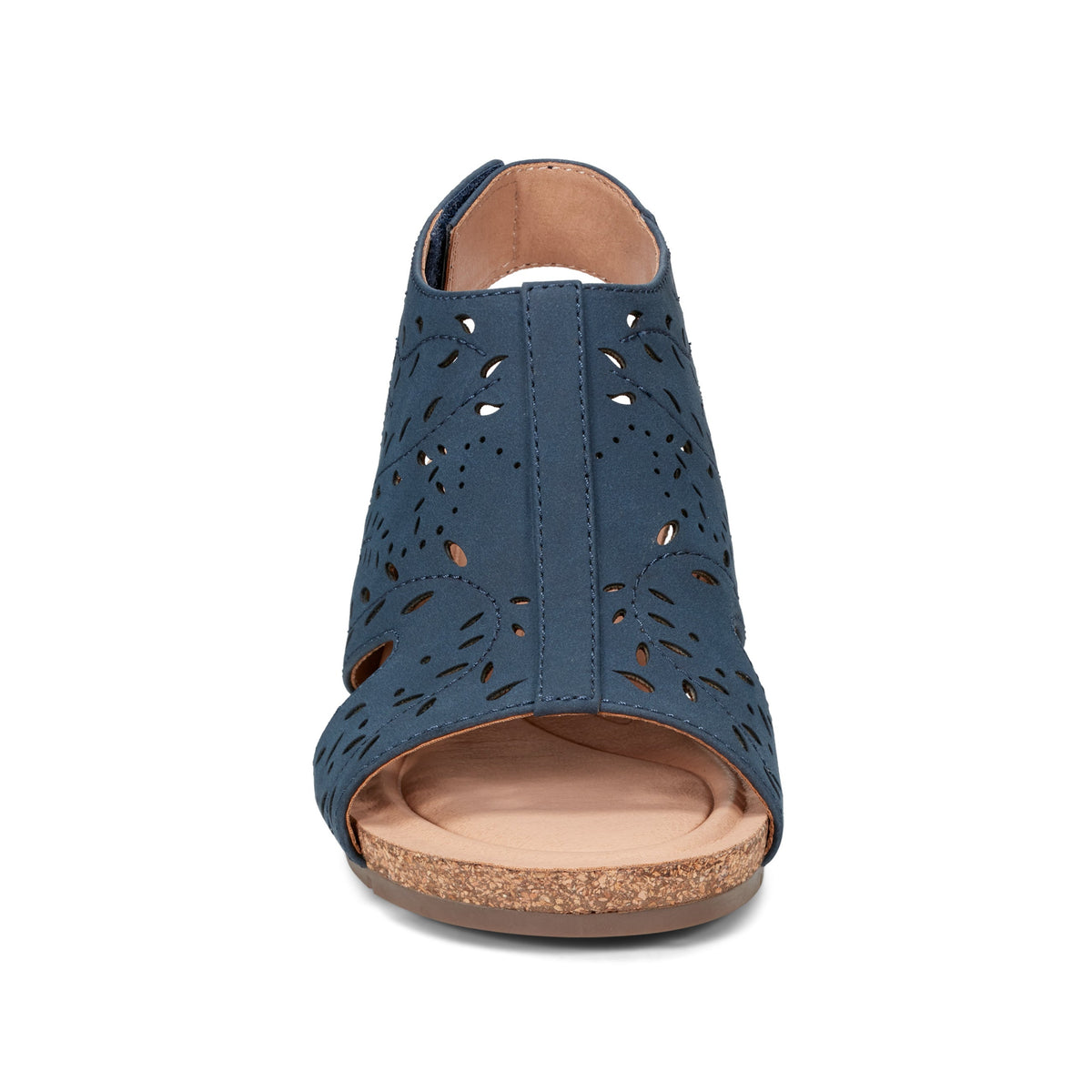 Halin Round Toe Casual Slingback Wedge Sandals
