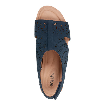 Halin Round Toe Casual Slingback Wedge Sandals