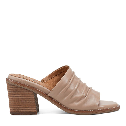 Adara Ruched Slip-On Dress Sandals