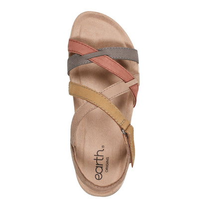 Sterling Casual Strappy Round Toe Flat Sandals