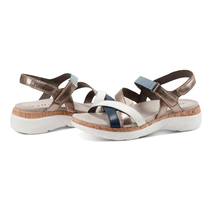 Rosie Open Toe Strappy Flat Casual Sandals