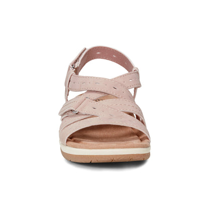Samsin Round Toe Strappy Casual Flat Sandals