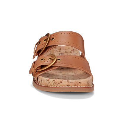 Francii Round Toe Casual Slip-on Flat Sandals