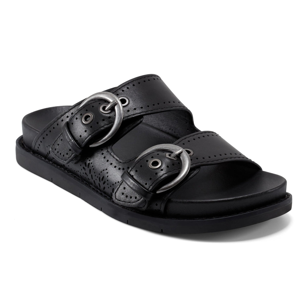 Francii Round Toe Casual Slip-on Flat Sandals