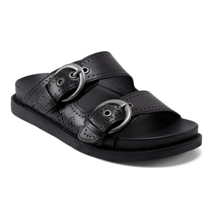 Francii Round Toe Casual Slip-on Flat Sandals