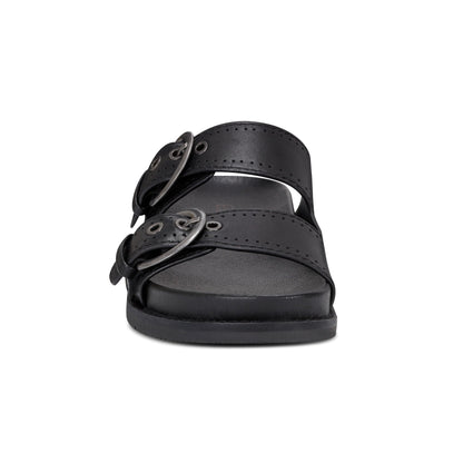 Francii Round Toe Casual Slip-on Flat Sandals