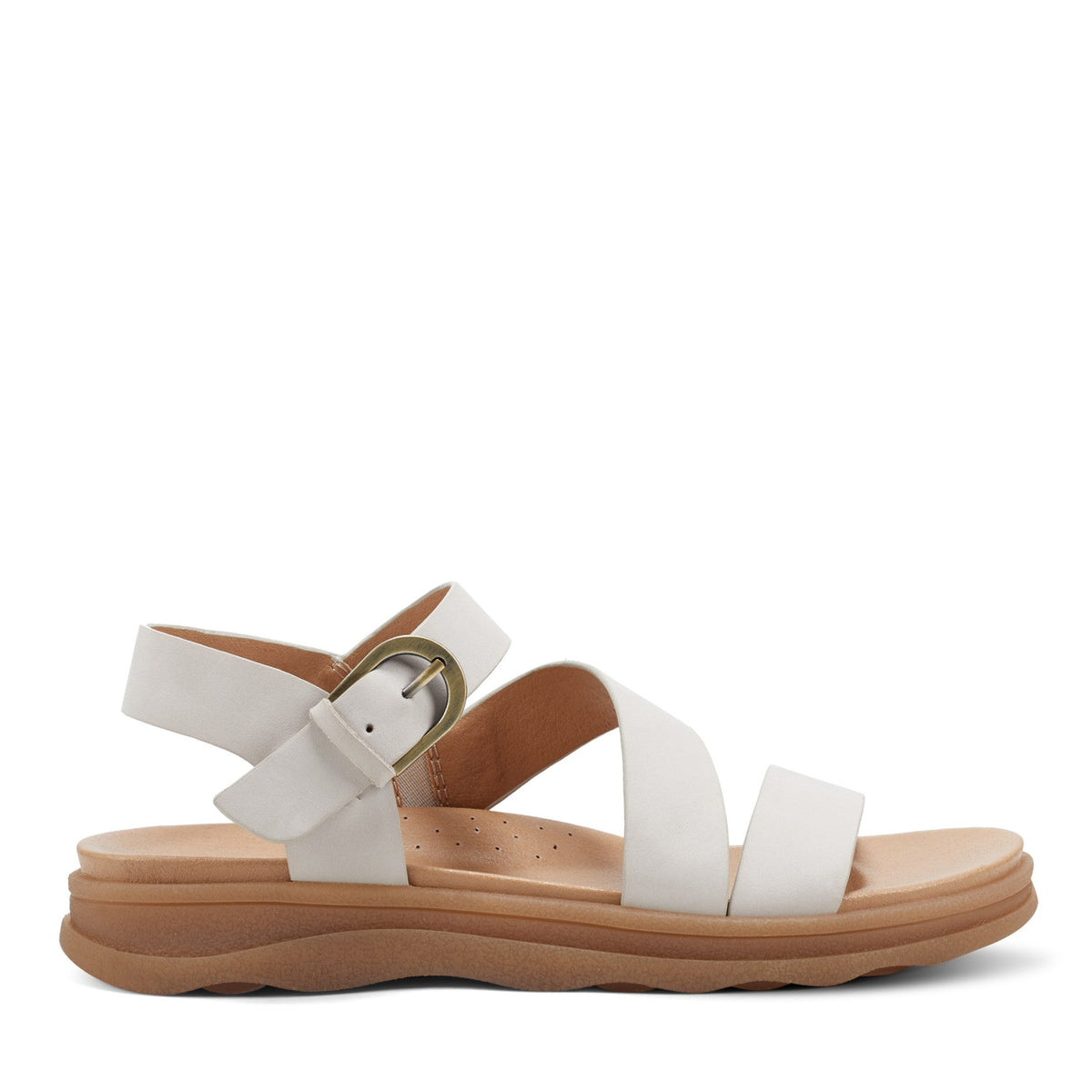 Lainey Casual Strappy Round Toe Flat Sandals