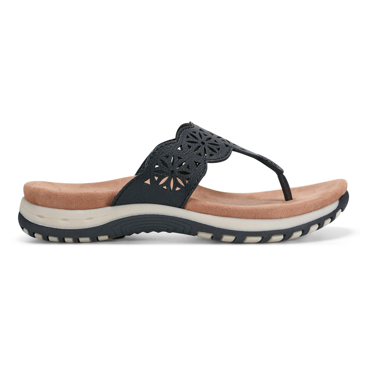 Sadie Square Toe Casual Slip-on Flat Sandals