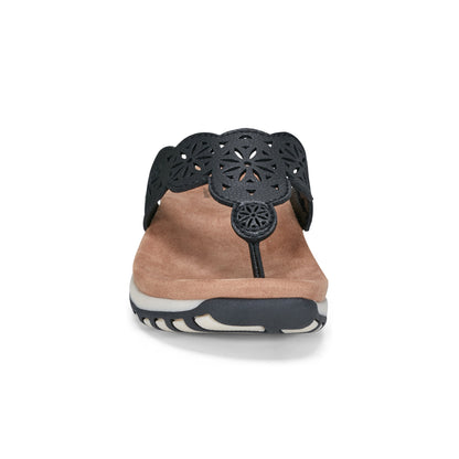 Sadie Square Toe Casual Slip-on Flat Sandals