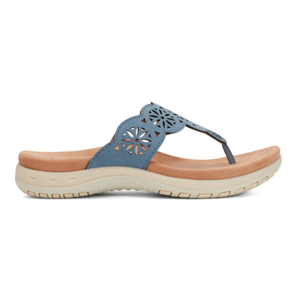 Sadie Square Toe Casual Slip-on Flat Sandals