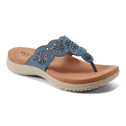 Sadie Square Toe Casual Slip-on Flat Sandals