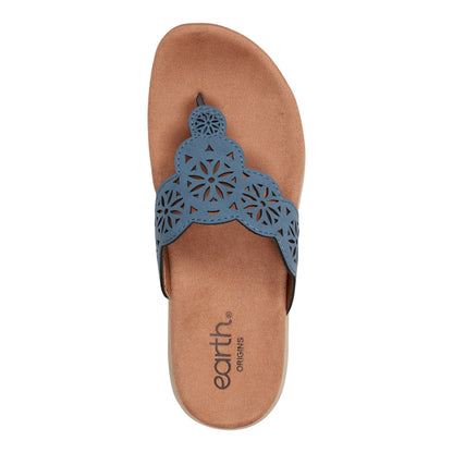 Sadie Square Toe Casual Slip-on Flat Sandals