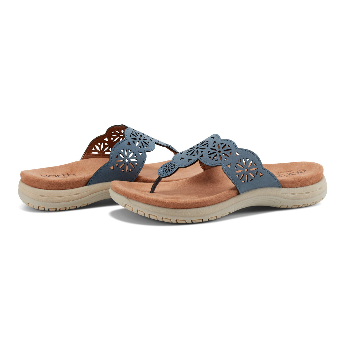 Sadie Square Toe Casual Slip-on Flat Sandals