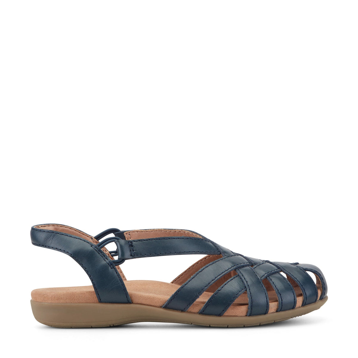 Berri Woven Casual Round Toe Slip-on Sandals