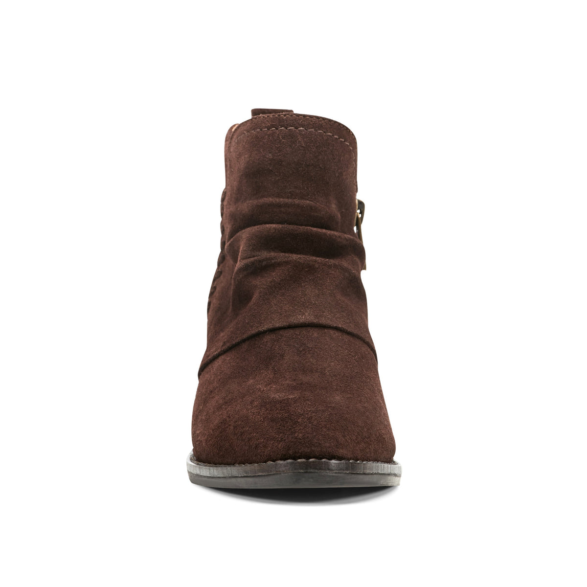 Chandy Suede Ruched Booties