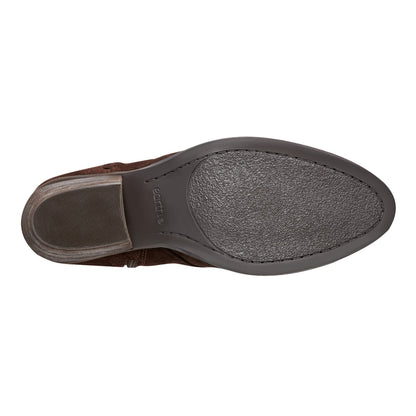 Chandy Suede Ruched Booties