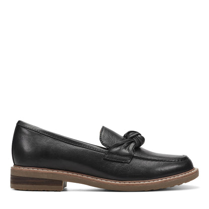 Jayde Leather Knotted Loafers
