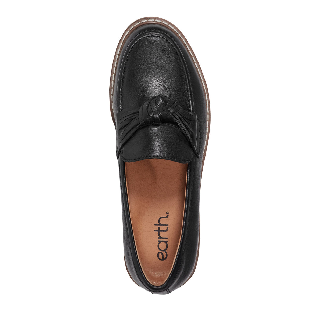 Jayde Leather Knotted Loafers