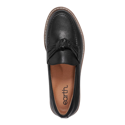 Jayde Leather Knotted Loafers