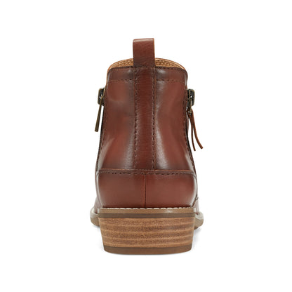 Nadya Round Toe Ruched Casual Booties