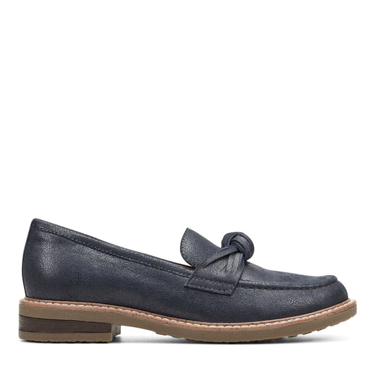 Jayde Leather Knotted Loafers