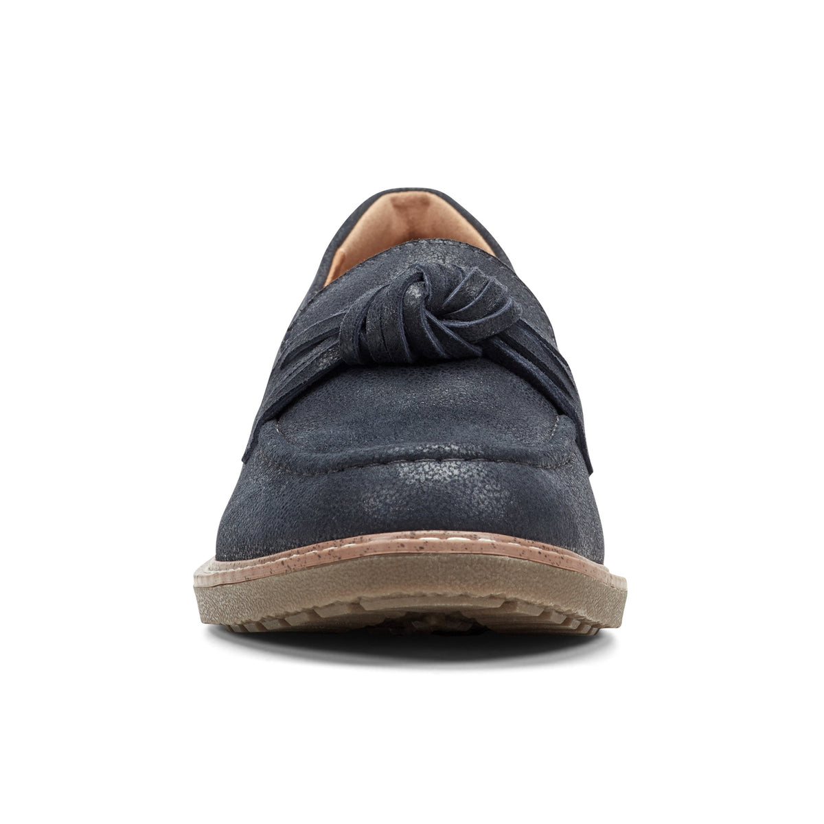 Jayde Leather Knotted Loafers