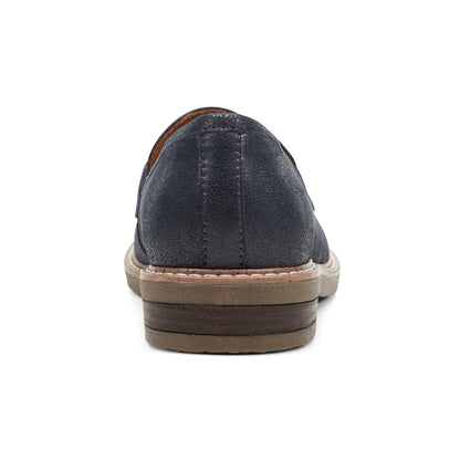 Jayde Leather Knotted Loafers