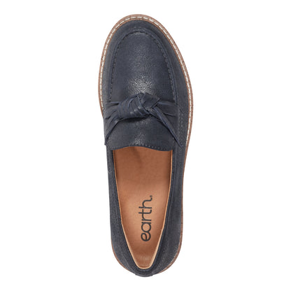 Jayde Leather Knotted Loafers