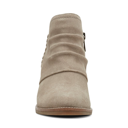 Chandy Suede Ruched Booties