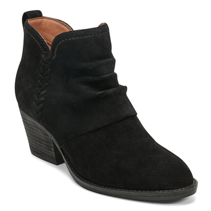 Chandy Suede Ruched Booties