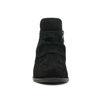 Chandy Suede Ruched Booties