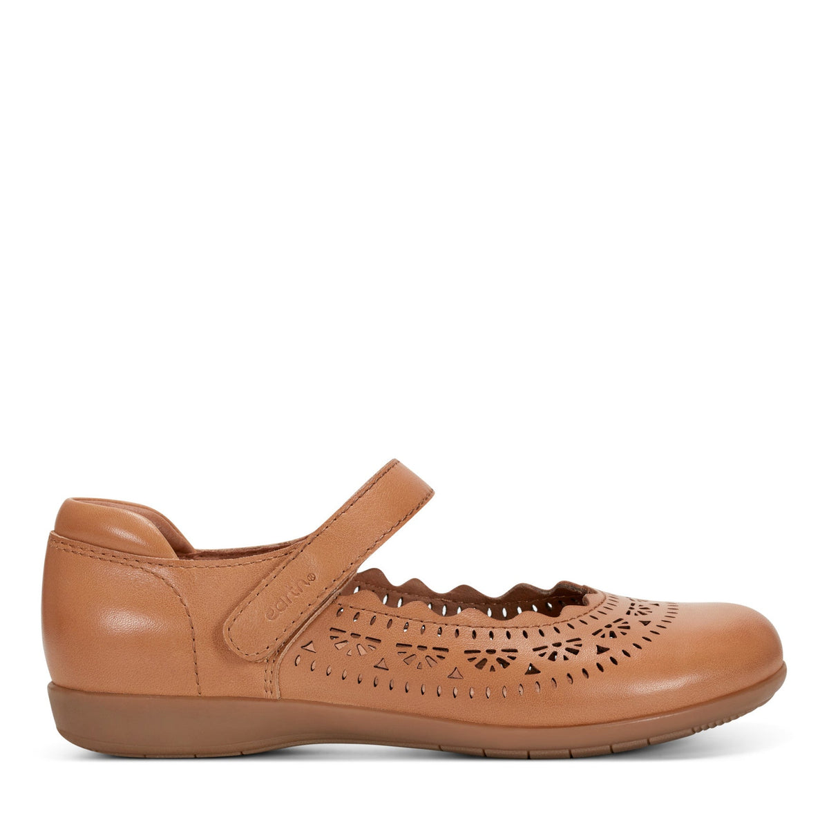 Brady Round Toe Adjustable Strap Casual Flats