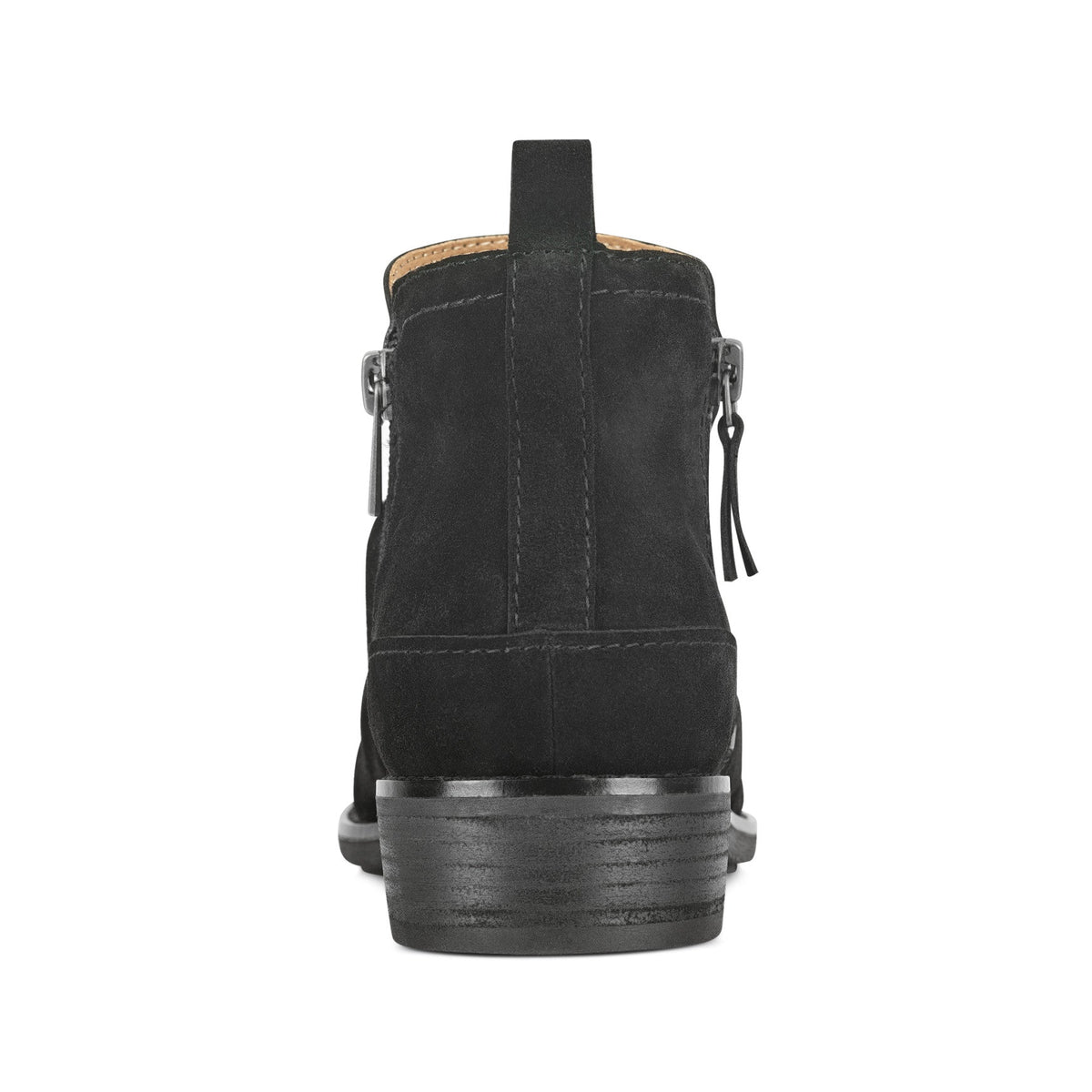 Nadya Round Toe Ruched Casual Booties
