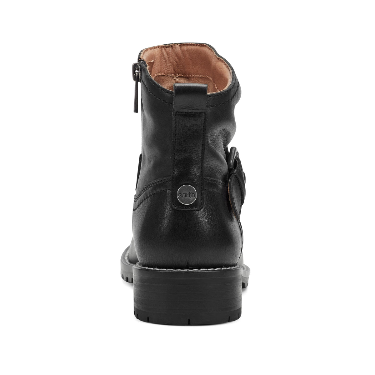 Thrill Leather Ruched Booties