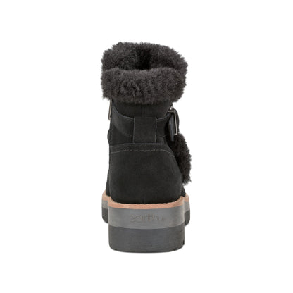 Yara Waterproof Suede Lug Sole Ankle Booties