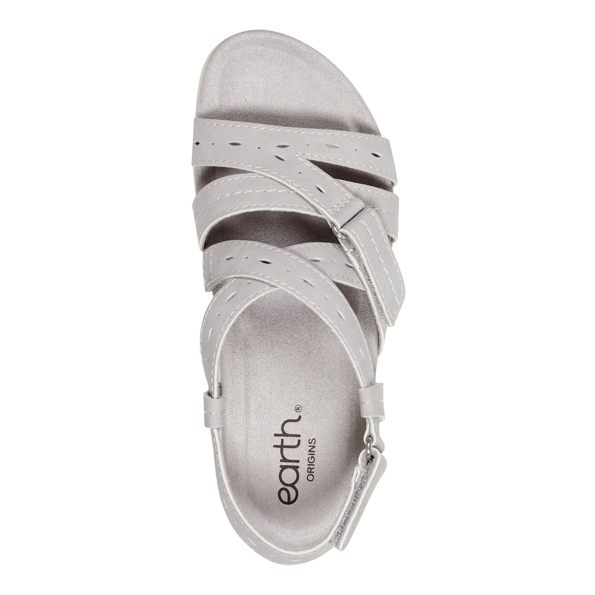 Samsin Round Toe Strappy Casual Flat Sandals