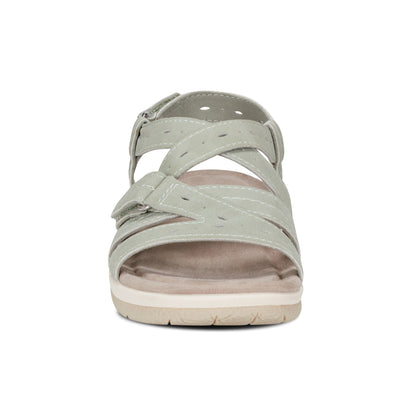 Samsin Round Toe Strappy Casual Flat Sandals