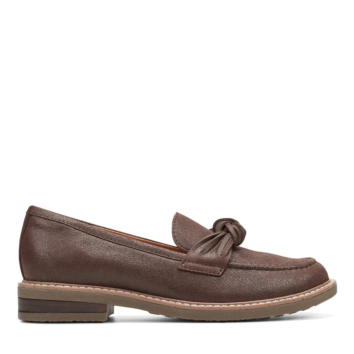 Jayde Leather Knotted Loafers
