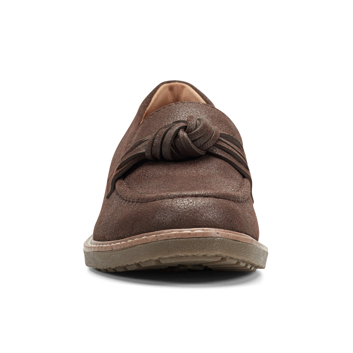 Jayde Leather Knotted Loafers