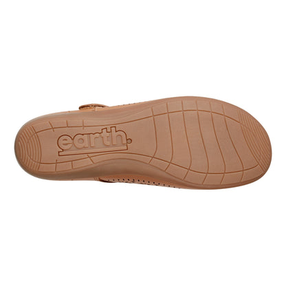 Brady Round Toe Adjustable Strap Casual Flats