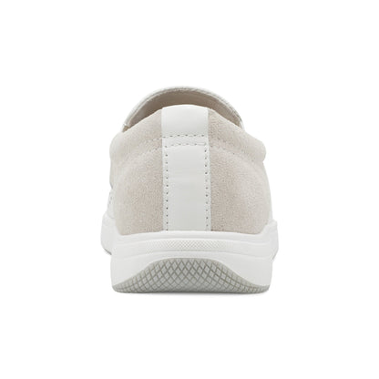 Nel Laser Cut Round Toe Casual Slip-on Sneakers